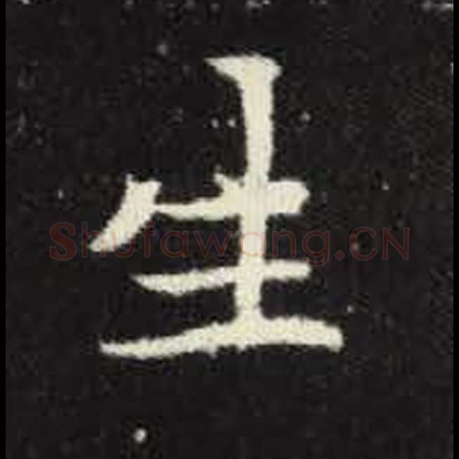 生毛笔魏碑写法，摘自：元倪墓志